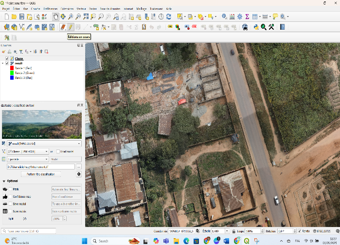 Vue aérienne QGIS – Lubumbashi